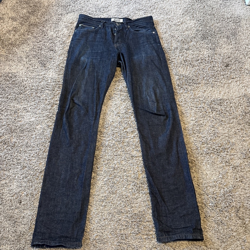 Naked‎ & Famous Weird Guy Hemp blend Selvedge Denim Jeans 32x33 Mens